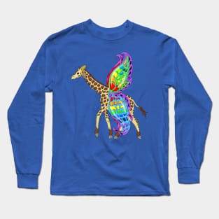 Giraffe Fly Long Sleeve T-Shirt